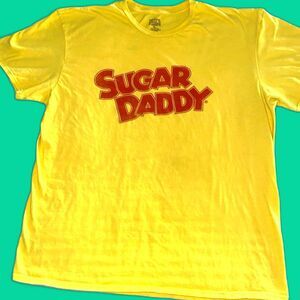 Sugar Daddy T Shirt Y2k Carmel Candy Promo Tee XL